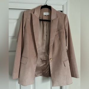 Reiss Corduroy Blazer, size US 6. Light pink